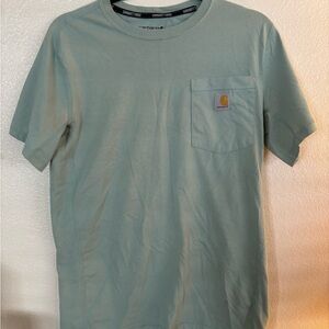 Carhartt Men's teal T-Shirt